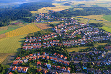 Haide district from the south in Kirchheimbolanden in the state Rhineland-Palatinate, Germany