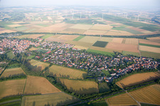 Armsheim in the state Rhineland-Palatinate, Germany from above