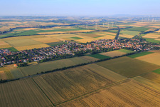 View from the north in Undenheim in the state Rhineland-Palatinate, Germany