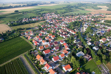 Dalheim in the state Rhineland-Palatinate, Germany seen from above