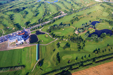 Drone image of Golf Resort Gernsheim - GOLF absolute - Hof Gräbenbruch in the district Allmendfeld in Gernsheim in the state Hesse, Germany