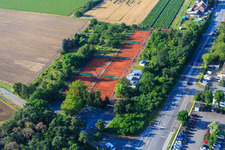 Tennis courts of TC Alsbach in the district Sandwiese in Alsbach-Hähnlein in the state Hesse, Germany