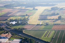 Gliding airfield in the district Dannstadt in Dannstadt-Schauernheim in the state Rhineland-Palatinate, Germany