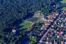 Sports fields of DJK SV Phönix Schifferstadt in Schifferstadt in the state Rhineland-Palatinate, Germany