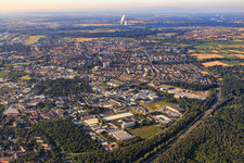 Boschstraße industrial area with Loeser GmbH - Niederberger Nibru in Speyer in the state Rhineland-Palatinate, Germany