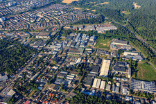 Draisstraße industrial area with MANN+HUMMEL, Feuer-Vogel GmbH & Co KG and Neptune Energy in Speyer in the state Rhineland-Palatinate, Germany