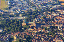 Cathedral to Speyer from the north in Speyer in the state Rhineland-Palatinate, Germany