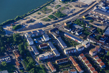 Hermann-Wellensiek-Straße and Ziegelofenweg in Speyer in the state Rhineland-Palatinate, Germany