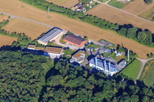 Gas plants of terranets bw GmbH location Blankenloch in the district Blankenloch in Stutensee in the state Baden-Wuerttemberg, Germany