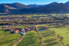 Ertlhöfe in the district Schlegldorf in Lenggries in the state Bavaria, Germany
