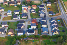 Aerial photograpy of In the elder bush in Minfeld in the state Rhineland-Palatinate, Germany