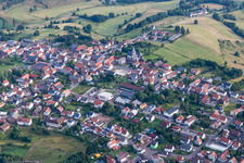 Village view in Martinshöhe in the state Rhineland-Palatinate, Germany