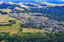 View of the town from the west in the district Regulshausen in Idar-Oberstein in the state Rhineland-Palatinate, Germany
