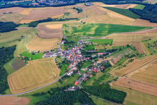 Village view from the northwest in Buborn in the state Rhineland-Palatinate, Germany