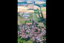 Aerial view of District Alsenbrück-Langmeil in Winnweiler in the state Rhineland-Palatinate, Germany