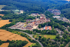 Brickworks of Wienerberger GmbH, Plant Eisenberg (Palatinate) in Eisenberg in the state Rhineland-Palatinate, Germany