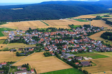 Village view from the north in Tiefenthal in the state Rhineland-Palatinate, Germany