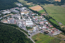 Industrial and commercial area Im Altenschemel in the district Lachen-Speyerdorf in Neustadt an der Weinstrasse in the state Rhineland-Palatinate, Germany