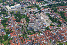 New building site in the city center in Kandel in the state Rhineland-Palatinate, Germany