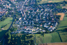 Kraichgaustr in the district Heidelsheim in Bruchsal in the state Baden-Wuerttemberg, Germany