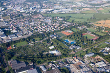 Karlsdorfer Straße in Bruchsal in the state Baden-Wuerttemberg, Germany