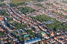 Kirchstr in the district Wiesental in Waghäusel in the state Baden-Wuerttemberg, Germany