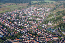 Settlement area in Wiesental in the state Baden-Wurttemberg, Germany