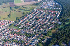 Settlement area in Waghaeusel in the state Baden-Wurttemberg, Germany