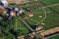 Hermitage Waghäusel in Waghäusel in the state Baden-Wuerttemberg, Germany from above