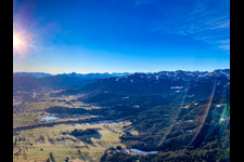 Brauneck from the north in Lenggries in the state Bavaria, Germany