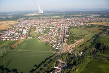 District Oberhausen in Oberhausen-Rheinhausen in the state Baden-Wuerttemberg, Germany