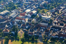Church on Rheinhäuser Straße in Altlußheim in the state Baden-Wuerttemberg, Germany
