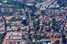 Memorial Church of the Protestation and Catholic Church of St. Joseph in Speyer in the state Rhineland-Palatinate, Germany