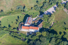 Complex of the hotel building Zeiskamer Muehle in Zeiskam in the state Rhineland-Palatinate, Germany
