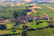 Village view from the north in Hergersweiler in the state Rhineland-Palatinate, Germany
