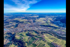 From the southwest in Bad Tölz in the state Bavaria, Germany