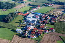 Industrial estate and company settlement Handwerkerring in Langensendelbach in the state Bavaria, Germany