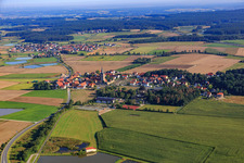 Fortified church Hannberg in the district Hannberg in Heßdorf in the state Bavaria, Germany