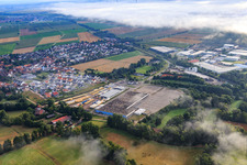Empty parking lot of the Südpfalz Center in Rohrbach in the state Rhineland-Palatinate, Germany