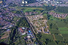 New development area Emil-Nolde-Straße and Paul-Klee-Ring in Wörth am Rhein in the state Rhineland-Palatinate, Germany
