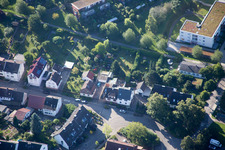 New path in the district Hohenwettersbach in Karlsruhe in the state Baden-Wuerttemberg, Germany