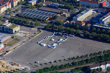 Measuring station Karlsruhe in the district Oststadt in Karlsruhe in the state Baden-Wuerttemberg, Germany