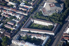 Theater, Adlerstr in the district Südstadt in Karlsruhe in the state Baden-Wuerttemberg, Germany