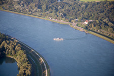 Drusenheim Rhine Ferry in Drusenheim in the state Bas-Rhin, France