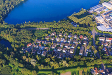 Village view from the east in the district Grauelsbaum in Lichtenau in the state Baden-Wuerttemberg, Germany