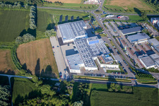 Building complex and grounds of the logistics center of ZIMMER Group in the district Freistett in Rheinau in the state Baden-Wurttemberg, Germany