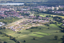 New development area in Wörth am Rhein in the state Rhineland-Palatinate, Germany