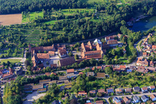 Oblique view of Monastery Maulbronn UNESCO World Heritage in Maulbronn in the state Baden-Wuerttemberg, Germany