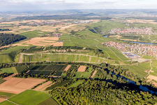 Village on the river bank areas of Enz in Loechgau in the state Baden-Wurttemberg, Germany