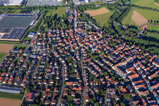 Overview of the town from the southwest in Murr in the state Baden-Wuerttemberg, Germany